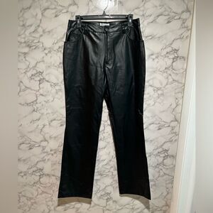 Kathy Ireland Faux Leather Pants Women’s Sz 12